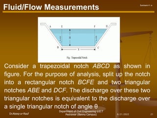 weirs and notches | PDF