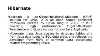 Comprehensive Introduction to Hibernate ORM and Spring Framework ...