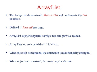 L11 array list | PPT