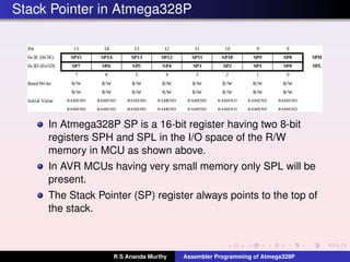 L11 Assembly Language Programming Of Atmega328 P Ppt L11 Assembly Language Programming Of Atmega328 P Ppt