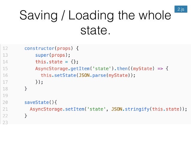 React Native Lecture 11 In App Storage