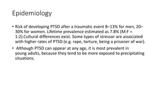 L11-Trauma and Stressor Related Disorders AND Dissociative Disorders-1.pptx
