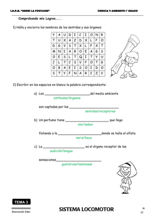 Guía de Aprendizaje - Ciencia y Ambiente
