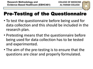 L11 data collection methods and instruments | PPTX