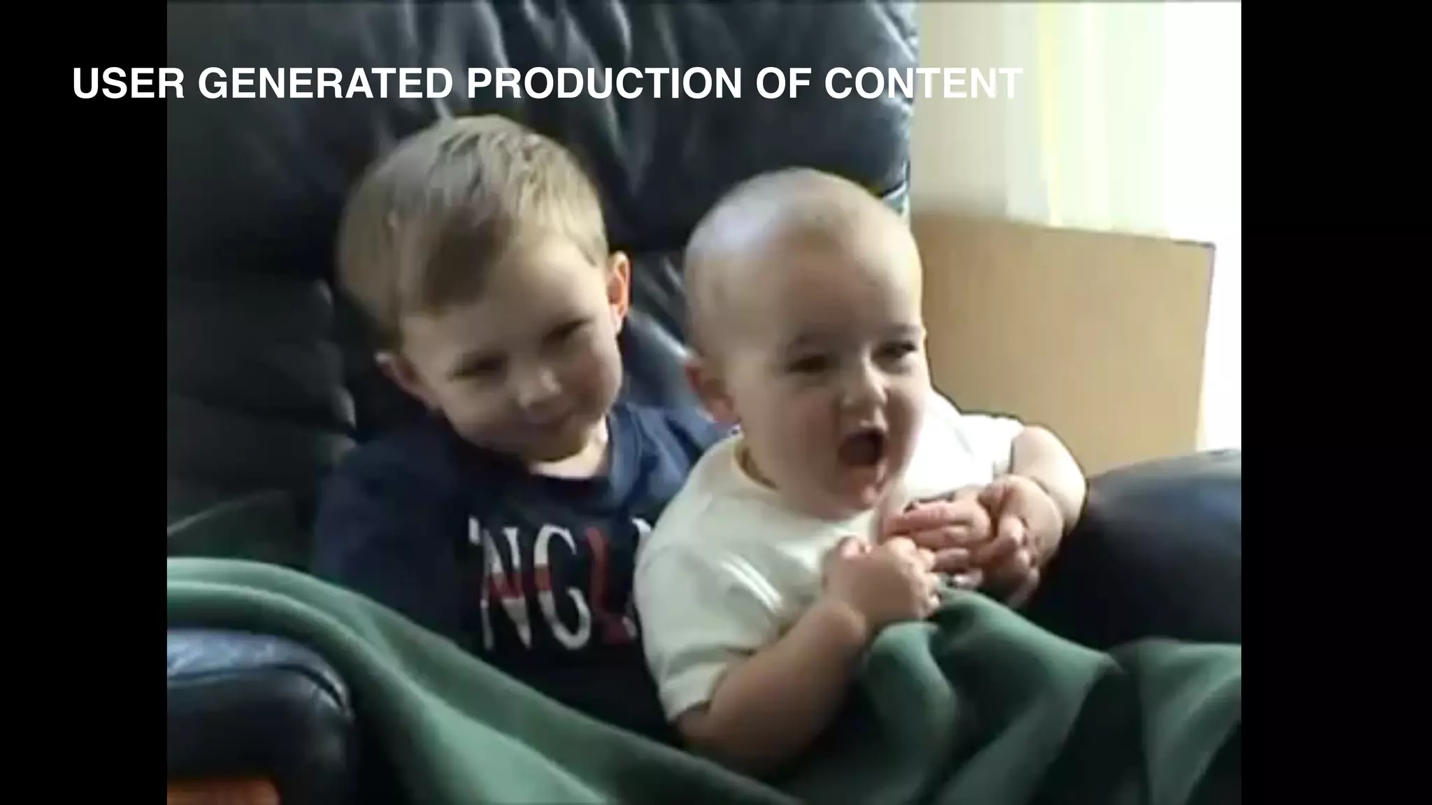 USER GENERATED PRODUCTION OF CONTENT
 