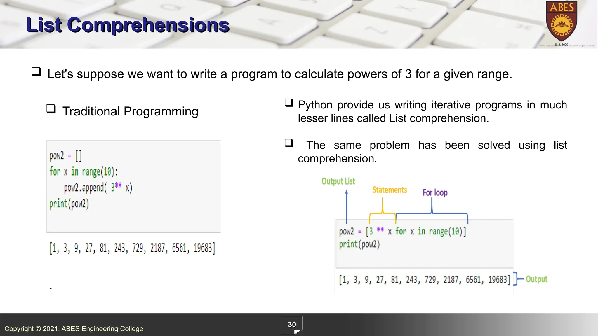 List _Python Programming_Built in functions | PPTX