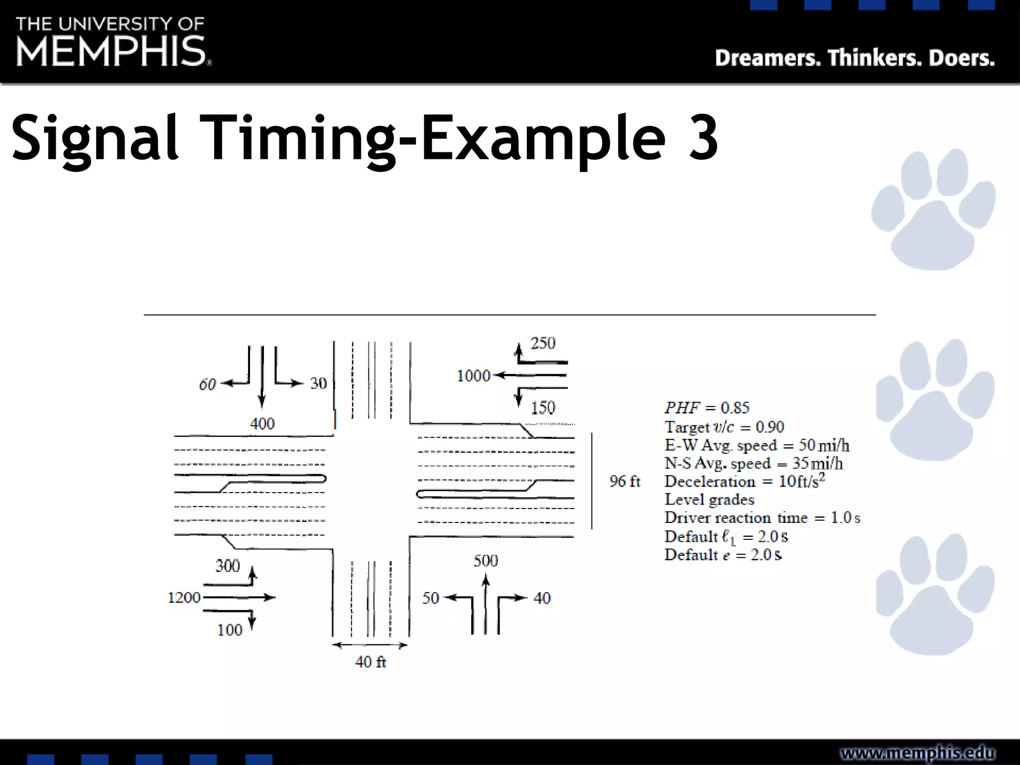 Signal Timing-Example 3
 