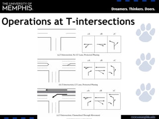 Operations at T-intersections
 