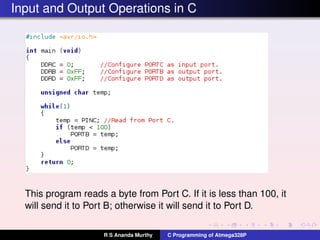 L12 c-language-programming-of-atmega328 p | PDF | Programming Languages ...