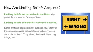Discover Your Limiting Beliefs | PPTX