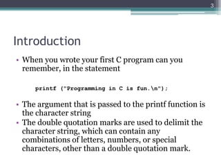 COm1407: Character & Strings | PPT