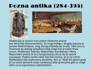 Antika Rim L133 - Istorija - Antički Rim - Jovana Vasić - Svetlana Đurđević | PPT