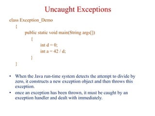 L14 exception handling | PPT