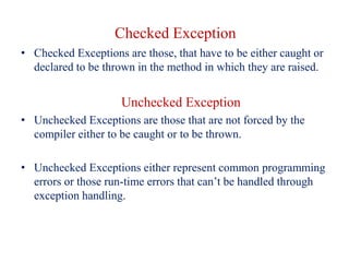 L14 exception handling | PPTX