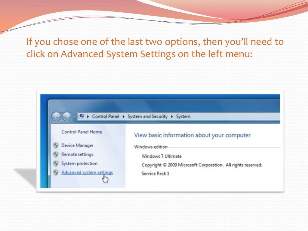 Change Your Computer Name In Windows 7 Or Vista