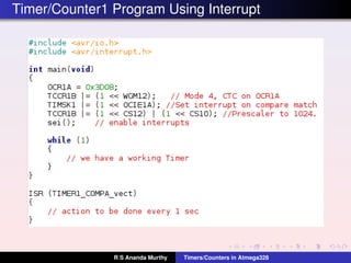 L15 timers-counters-in-atmega328 p | PDF