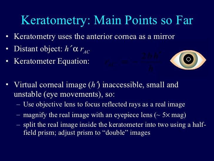 L15 chapter 13 keratometry and keratoscopy 2 2007 2008