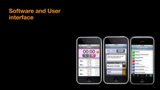 Software and User 
interface
 