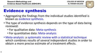L16 rm (systematic review and meta-analysis)-samer | PPTX