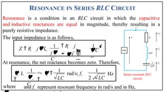 the RESONANCE IN AC CIRCUITS Quality Factor | PPTX