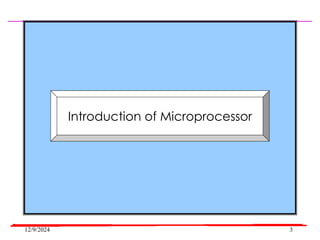12/9/2024 3
Introduction of Microprocessor
 