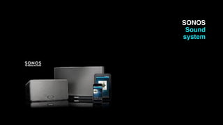 SONOS
Sound
system
 