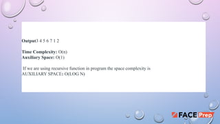 L19-Block Swap Algorithm for learning DSA | PPTX