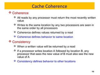 Comprehensive Overview of Shared Memory Multiprocessors and Cache ...