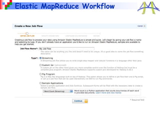 Elastic MapReduce Workflow
 