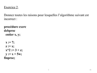 Introduction to Algorithmics and Basic Data Structures: Procedures ...