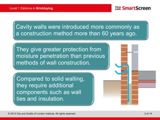 Cavity Walling Activities - Session 1 | PPT