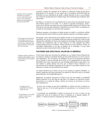 Objetivo básico financiero, flujo de caja y valor de la empresa | PDF