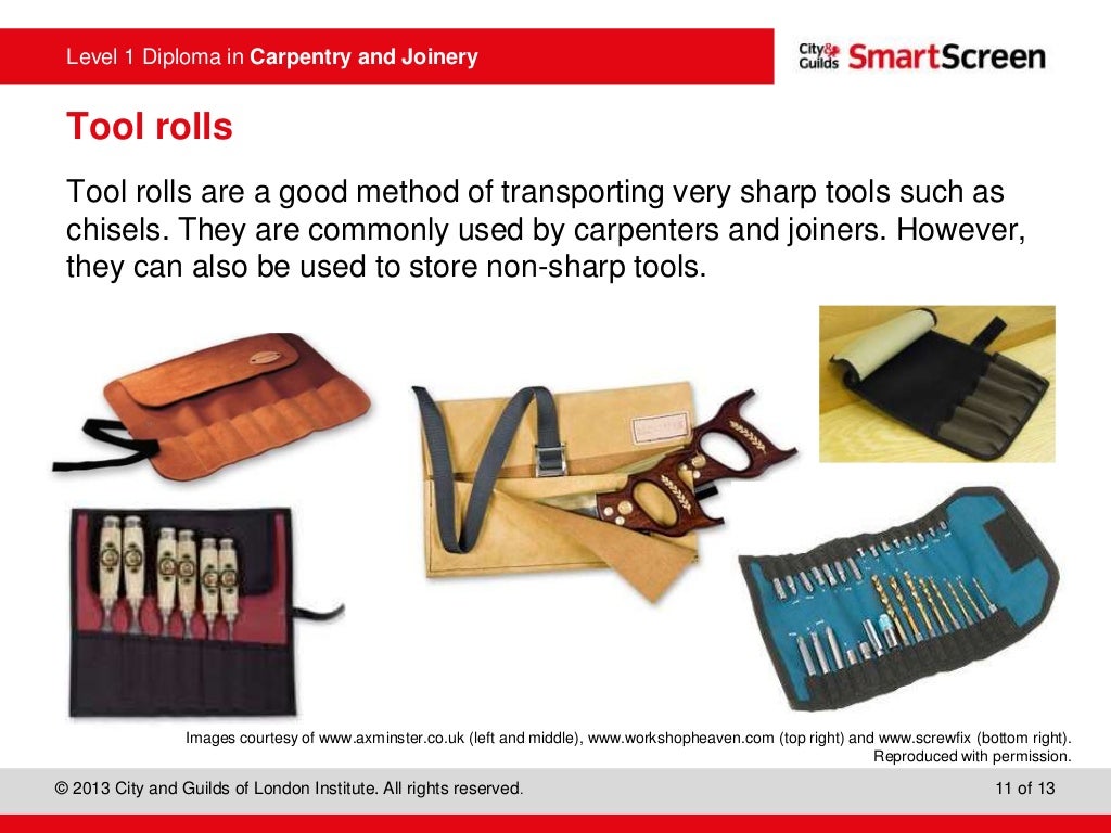 Unit 113 Maintain and use carpentry and joinery hand tools