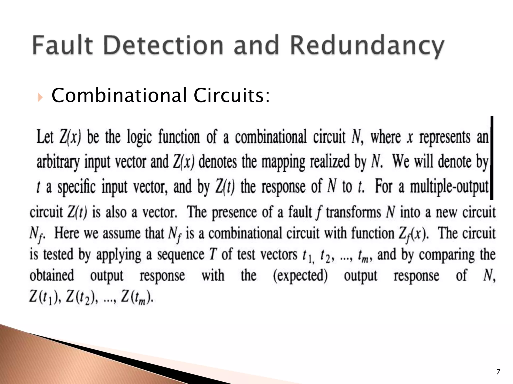 Combinational Circuits:
7
 