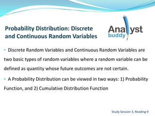 L1 flashcards quantitative methods (ss3) | PPTX