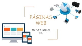 PÁGINAS
WEB
ANA SOFIA HERRERA
11º02
 