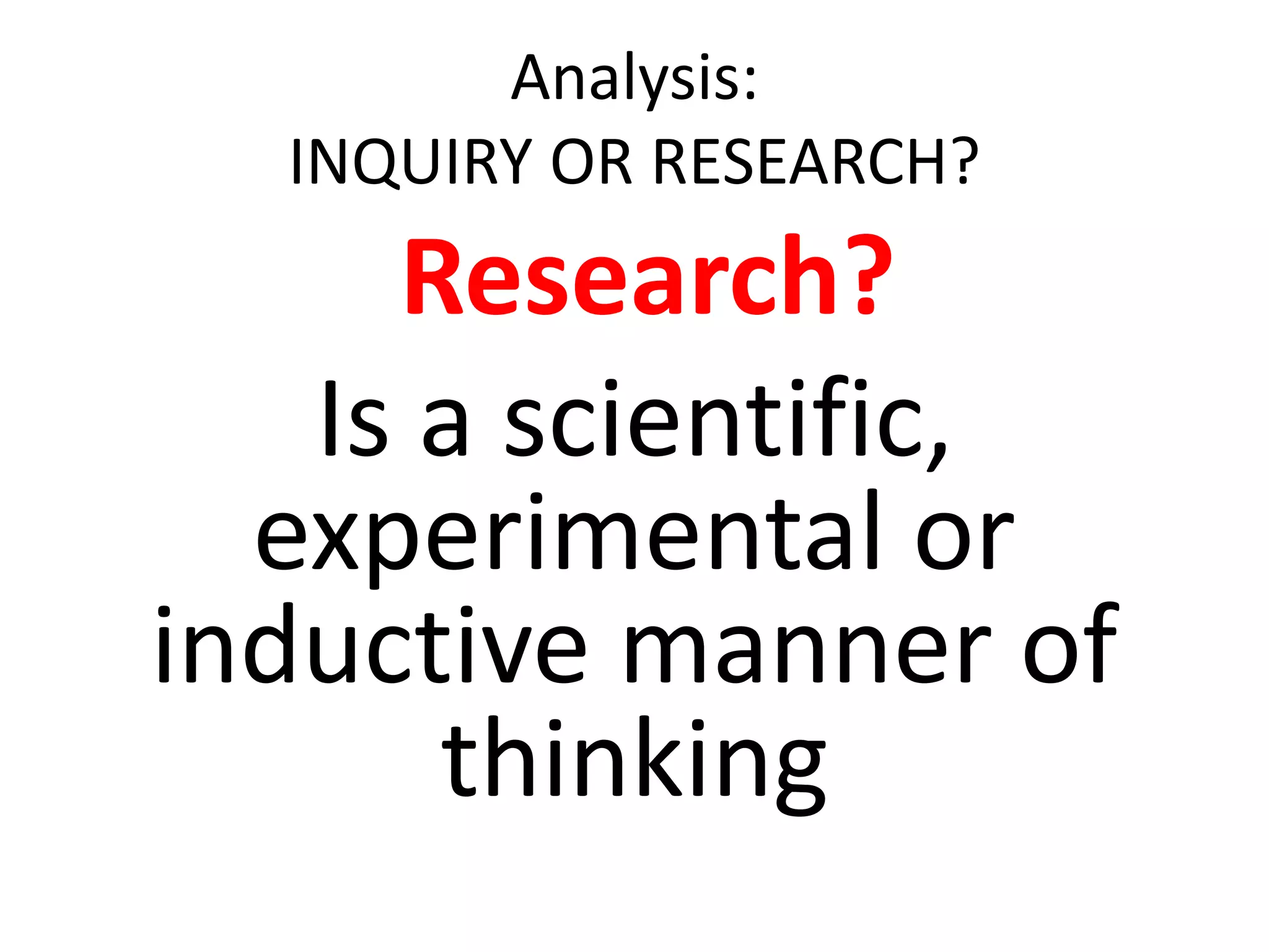 L1 inquiry vs research | PPTX