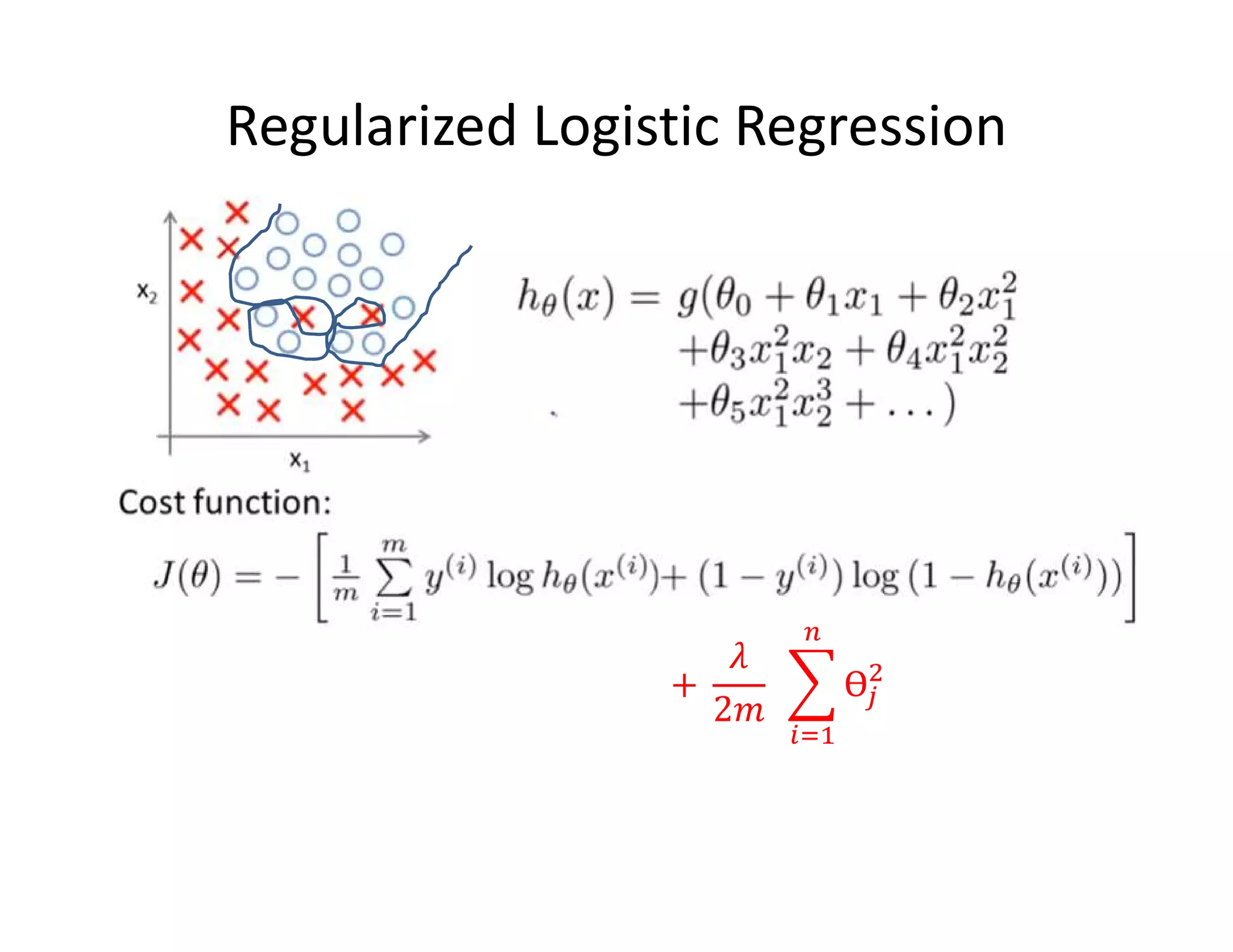 Regularized Logistic Regression
 