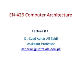 Comprehensive Introduction to Computer Architecture and RISC-V ...