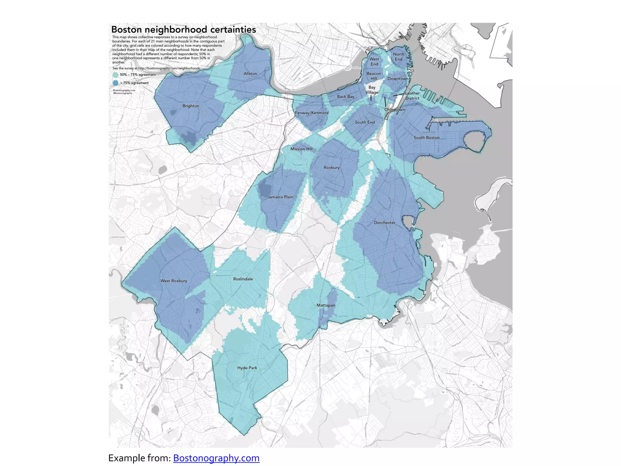 Example from: Bostonography.com
 