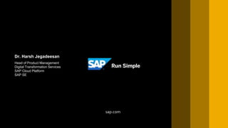 L1 Overview SAP API Business Hub