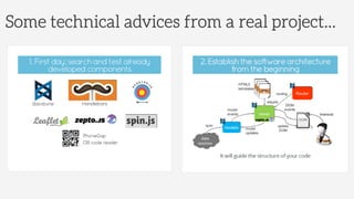 Some technical advices from a real project...
 