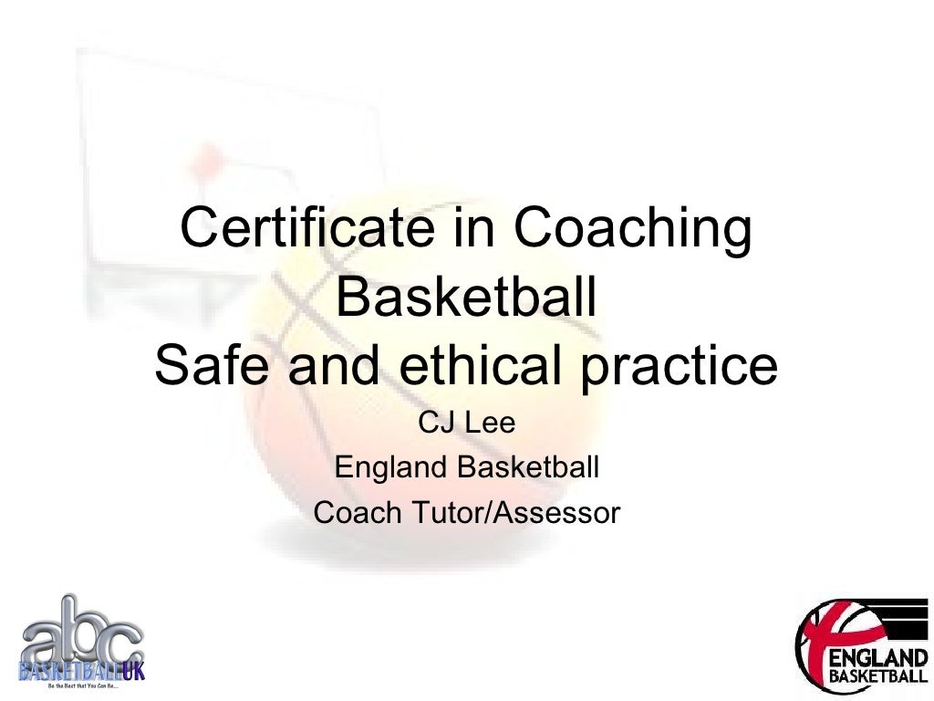 L1 Safe & Ethical Practice In Basketball Jan10
