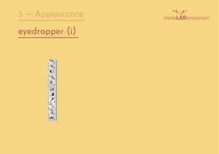 eyedropper (i)
5 — Appearance
 