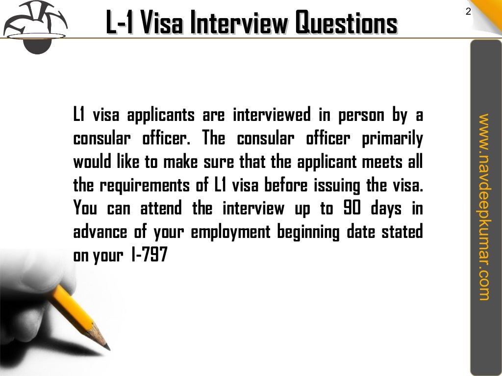 L1 Visa Interview Questions