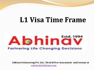 Abhinav Outsourcing Pvt. Ltd. | Need @Free Assessment mail resume at
ashutosh@abhinav.com
 