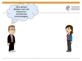 Ganz genau!
Bleiben noch die
   ressourcen-
  orientierten
Lernstrategien.
 