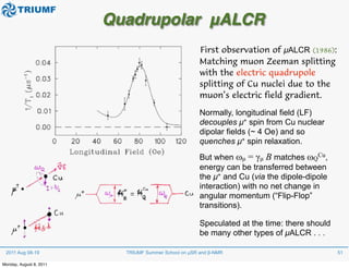 Methods of Muon Spin Rotation/Relaxation/Resonance (muSR) | PDF