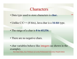 L2 datatypes and variables | PDF