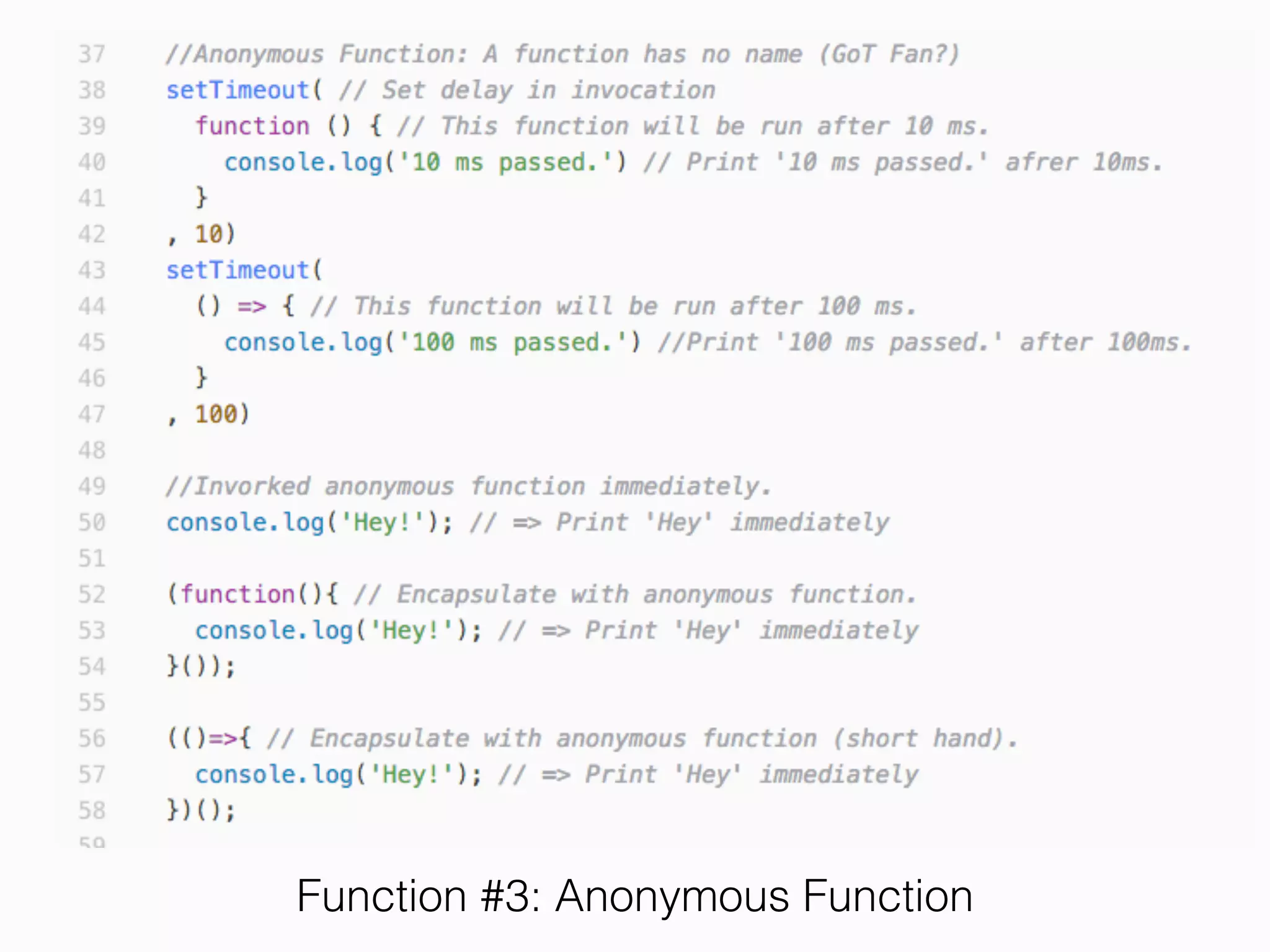 Declaration #1: Global Scope, Block Scope and Constant
 